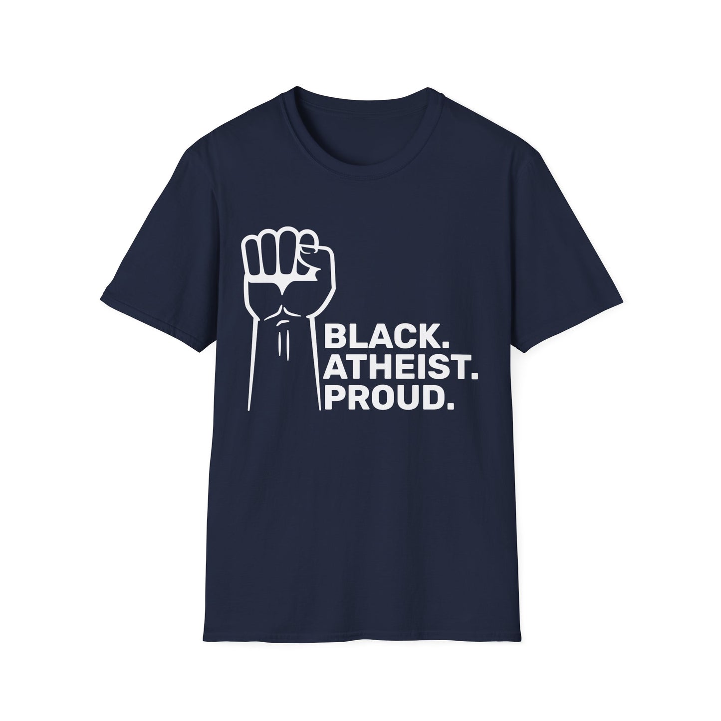 Black Atheist Proud T-Shirt