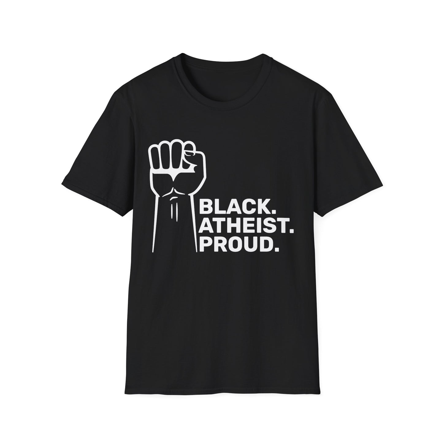 Black Atheist Proud T-Shirt