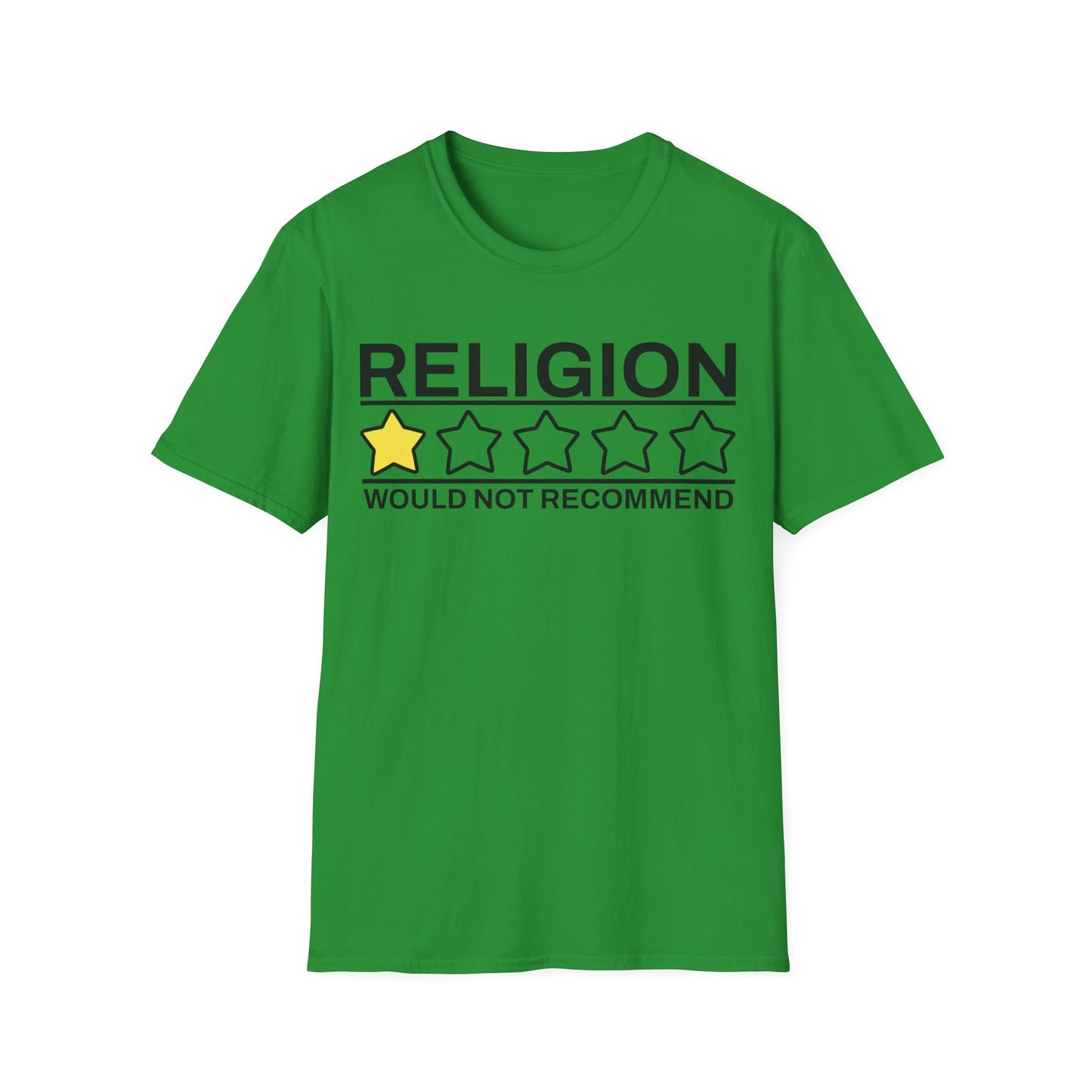 Religion One Star Would Not Recommend T-Shirt