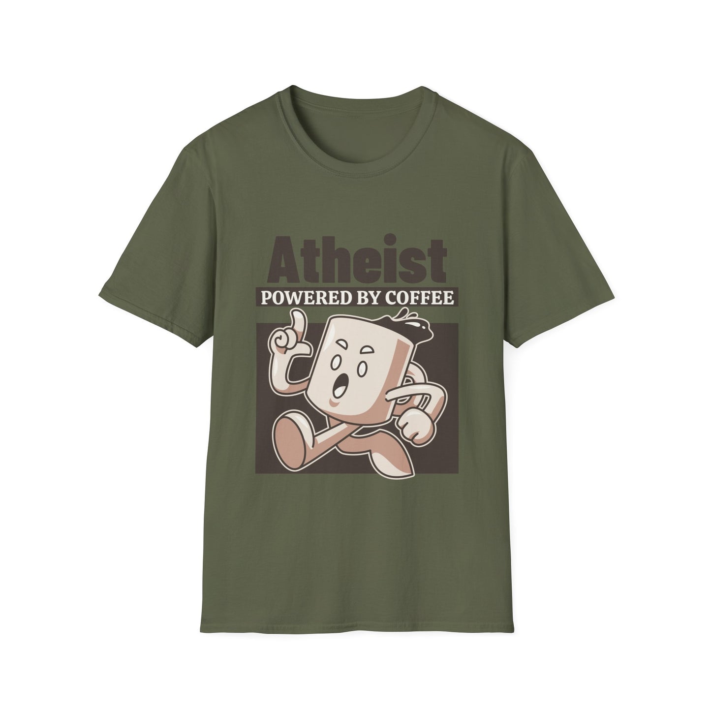 Atheist Powered by Coffee T-Shirt