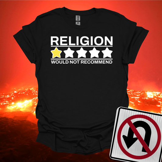 Religion One Star Would Not Recommend T-Shirt