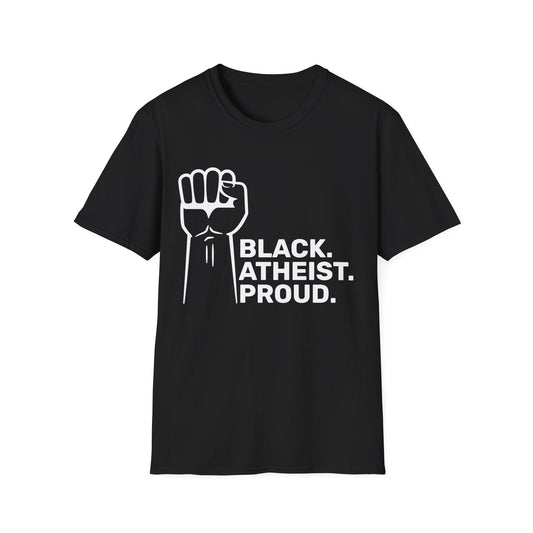 Black Atheist Proud T-Shirt