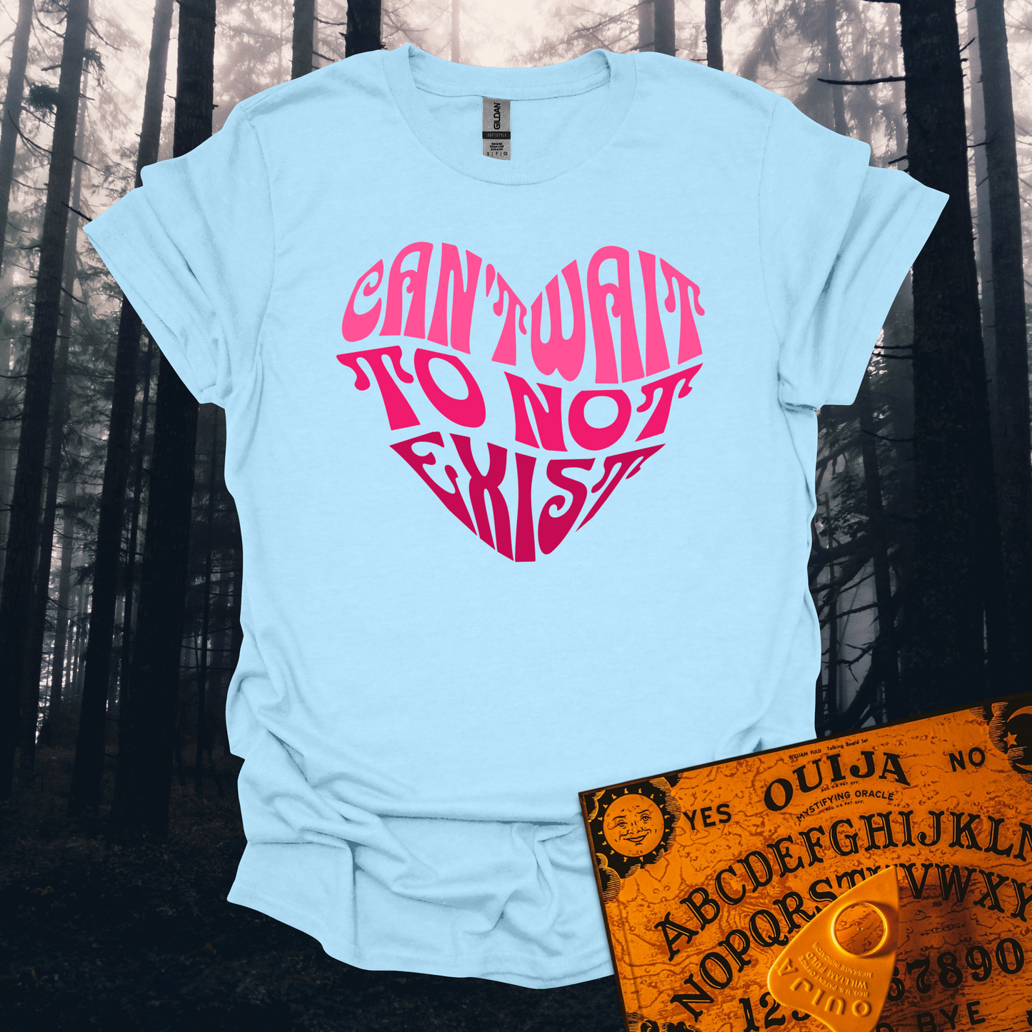 Can't Wait To Not Exist Heart T-Shirt