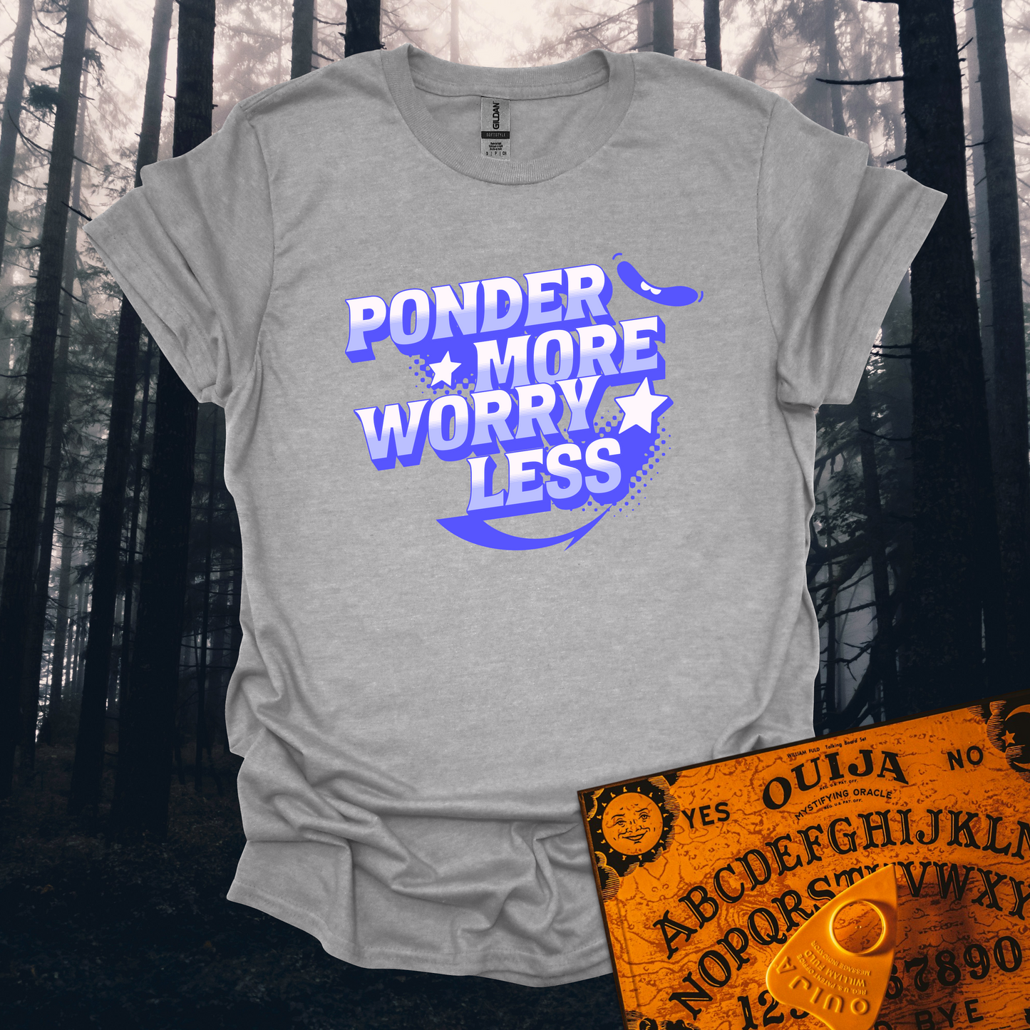 Ponder More Worry Less T-Shirt