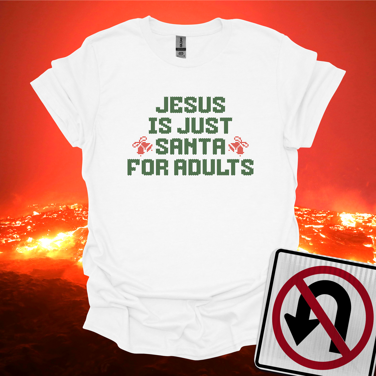 Jesus Is Just Santa For Adults T-Shirt