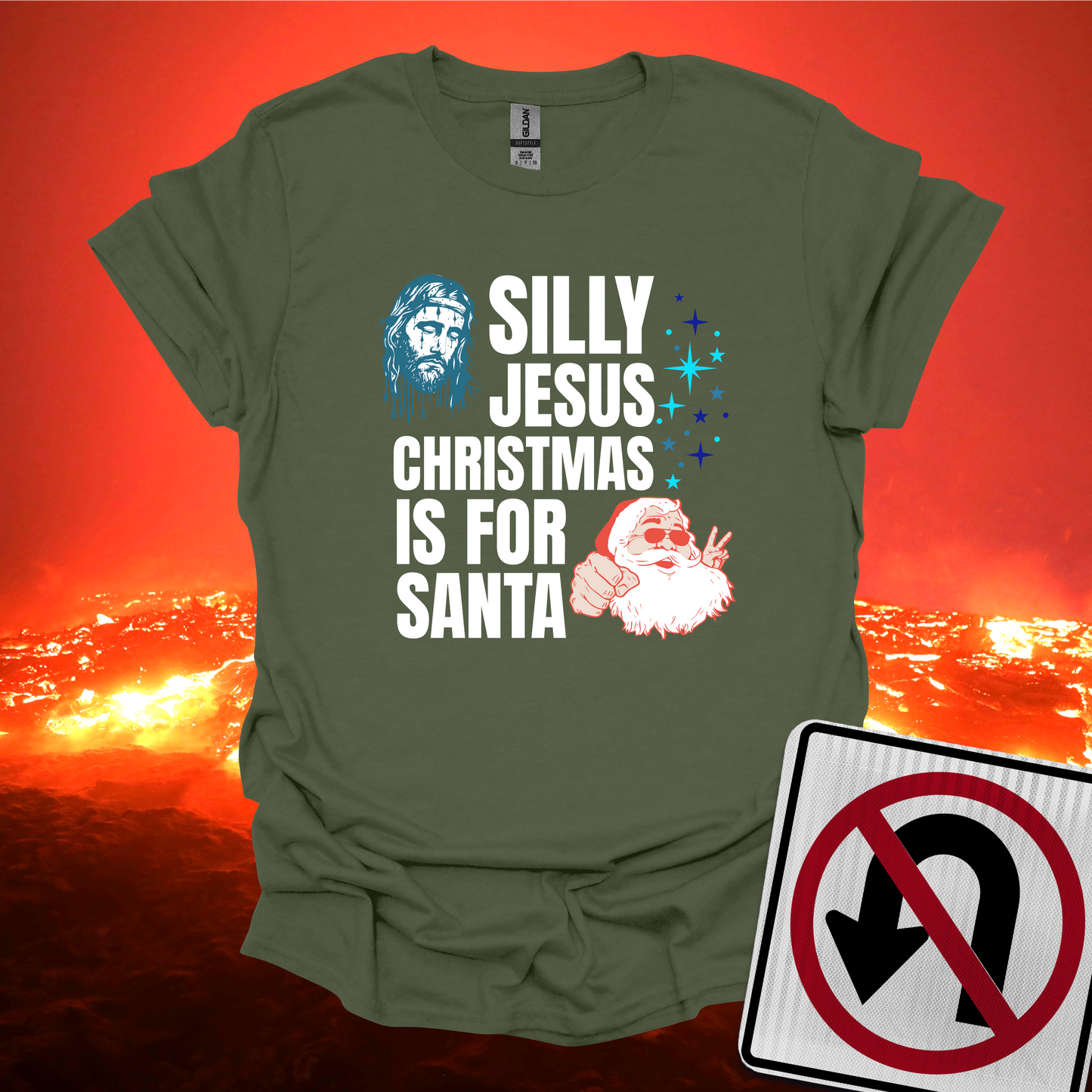 Silly Jesus Christmas Is For Santa T-Shirt