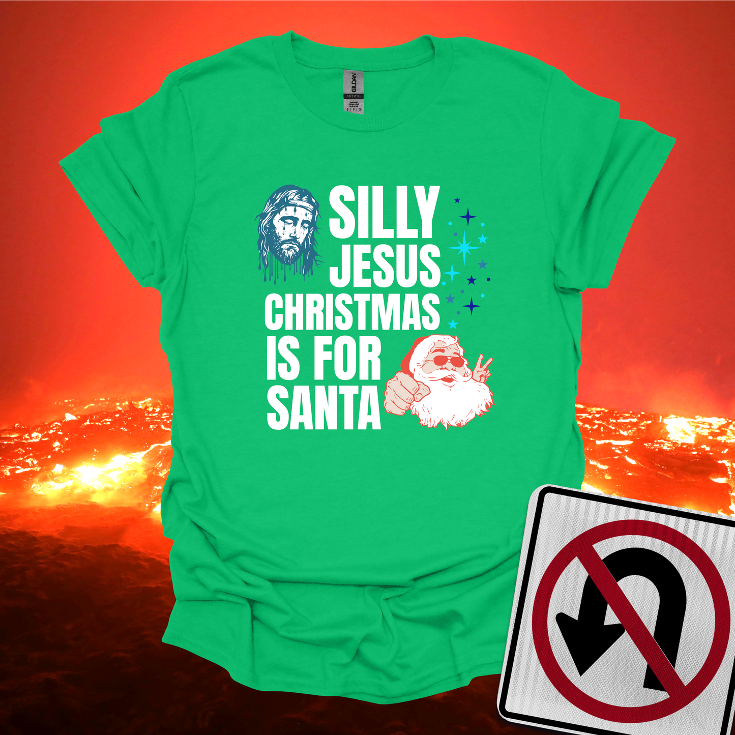 Silly Jesus Christmas Is For Santa T-Shirt
