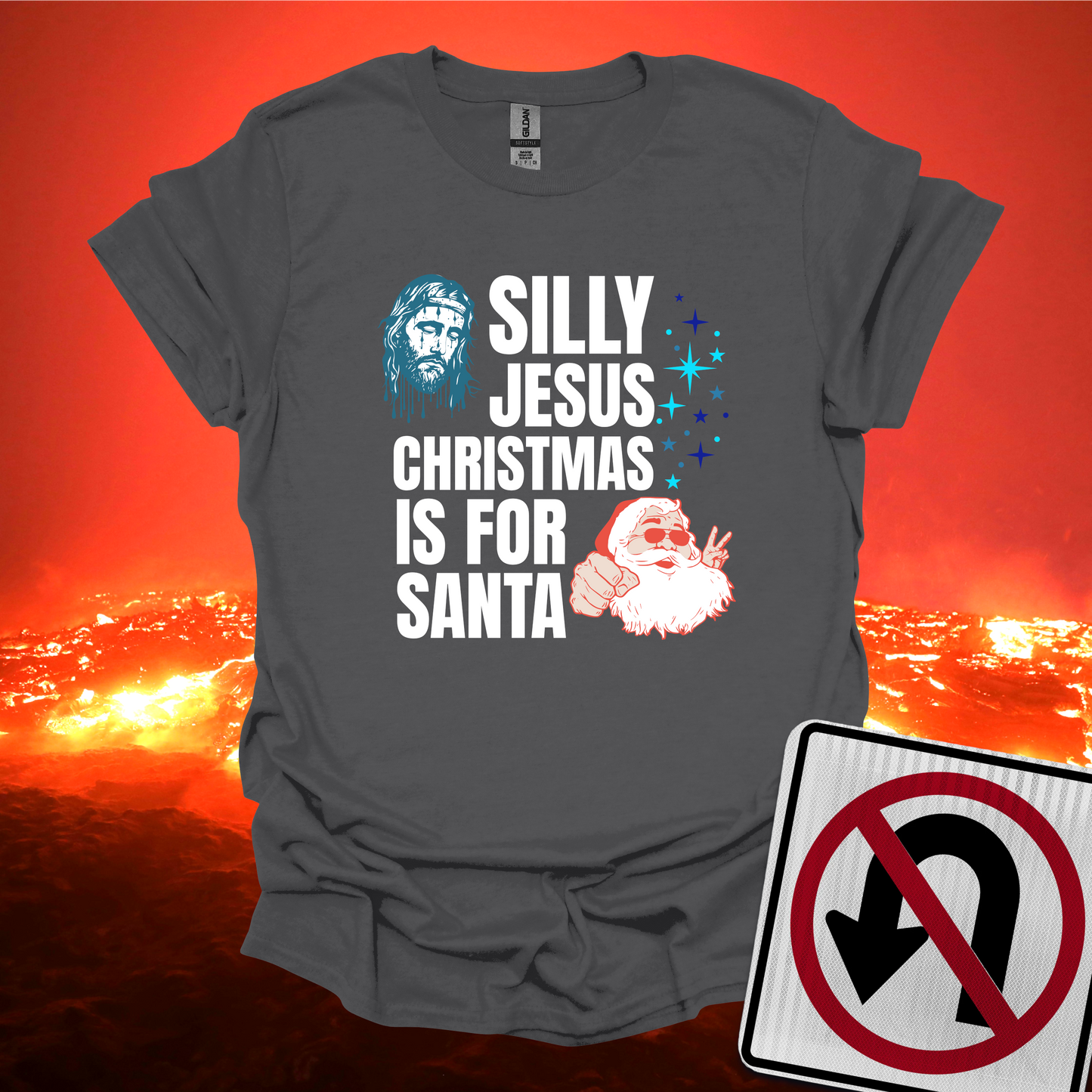 Silly Jesus Christmas Is For Santa T-Shirt