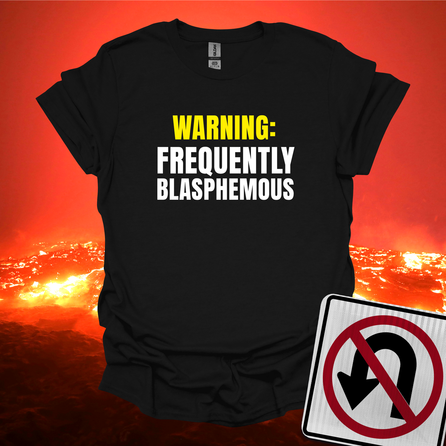 Warning Frequently Blasphemous T-Shirt