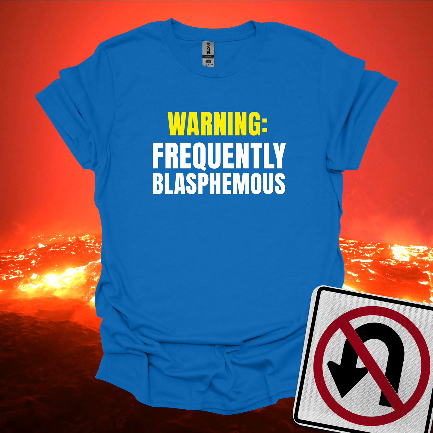 Warning Frequently Blasphemous T-Shirt