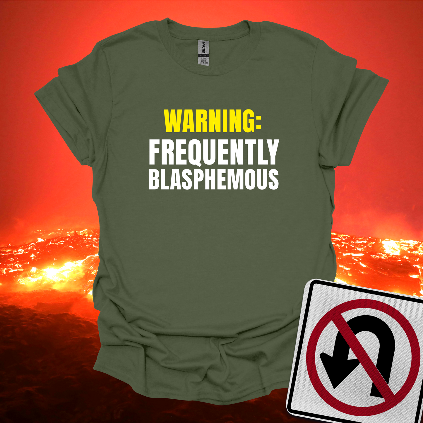 Warning Frequently Blasphemous T-Shirt