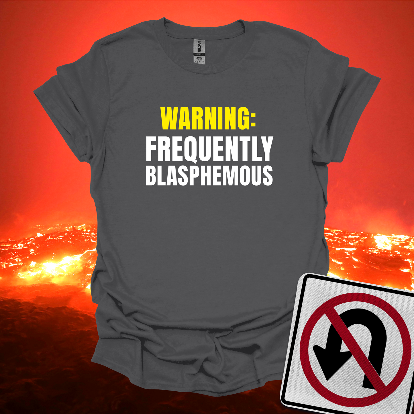 Warning Frequently Blasphemous T-Shirt