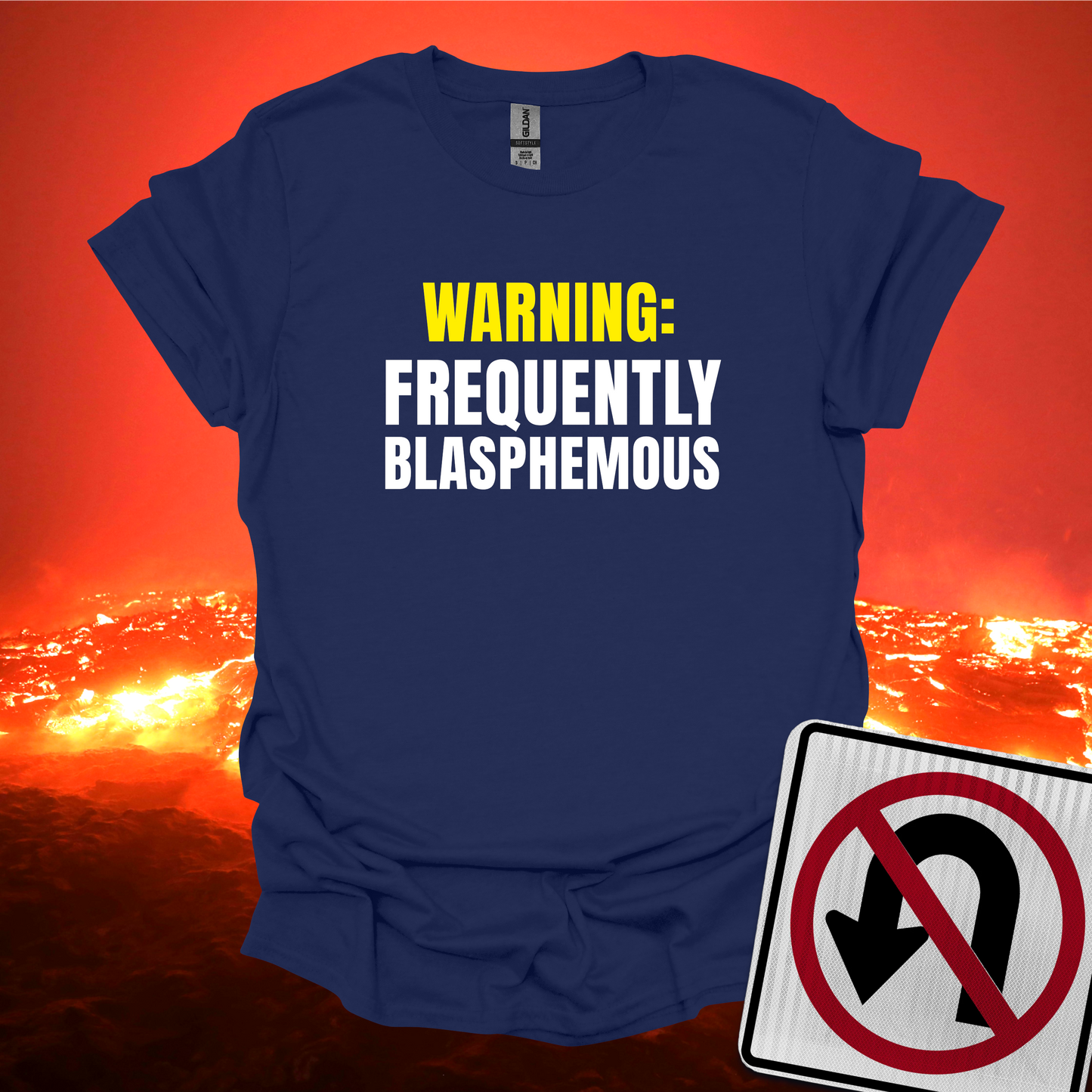 Warning Frequently Blasphemous T-Shirt