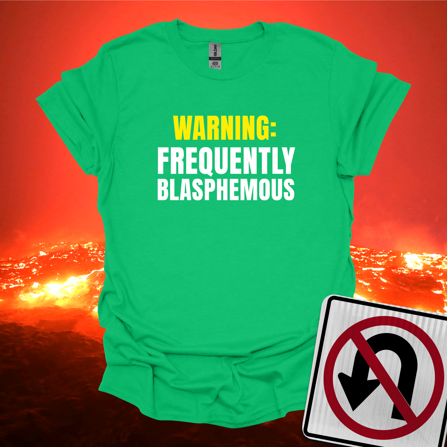 Warning Frequently Blasphemous T-Shirt