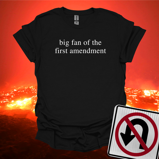 Big Fan Of The First Amendment T-Shirt