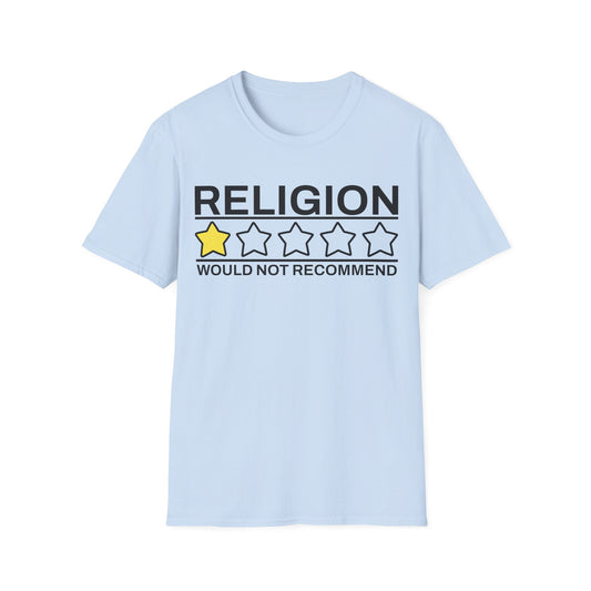Religion One Star Would Not Recommend T-Shirt