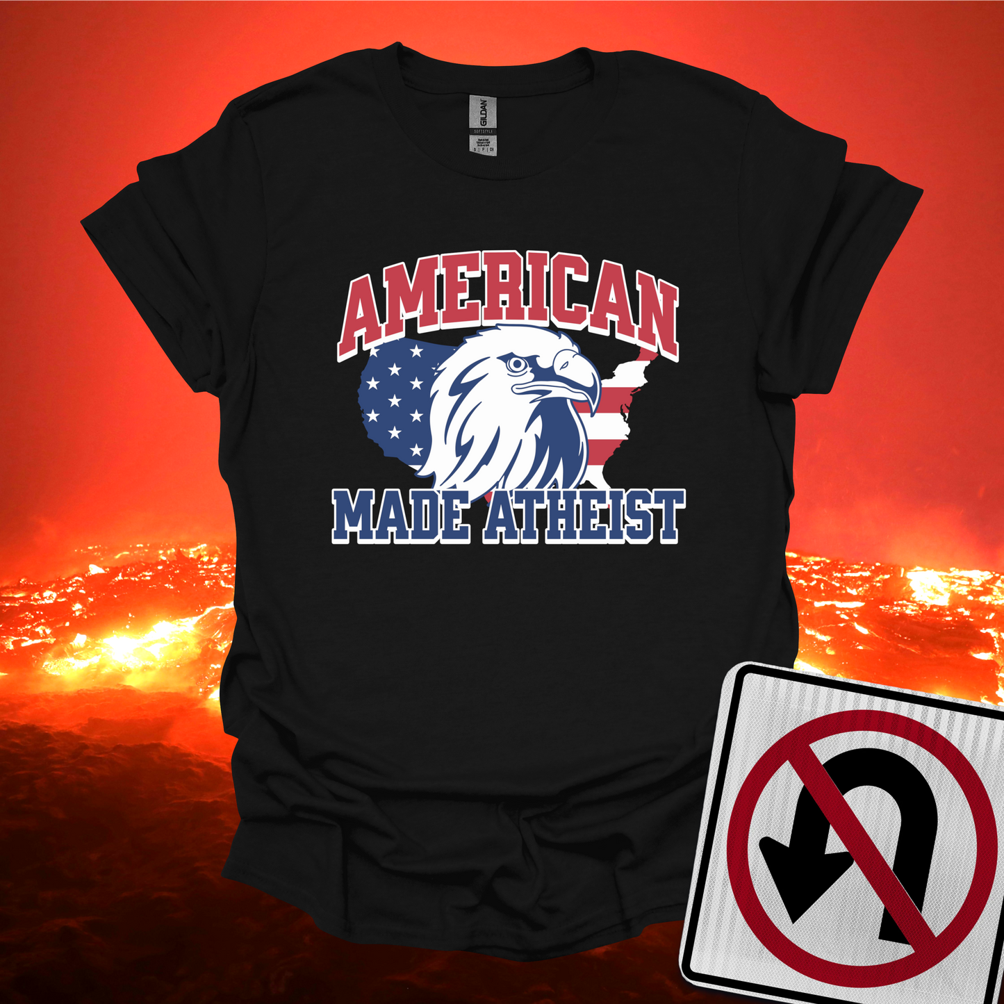 American Made Atheist T-Shirt