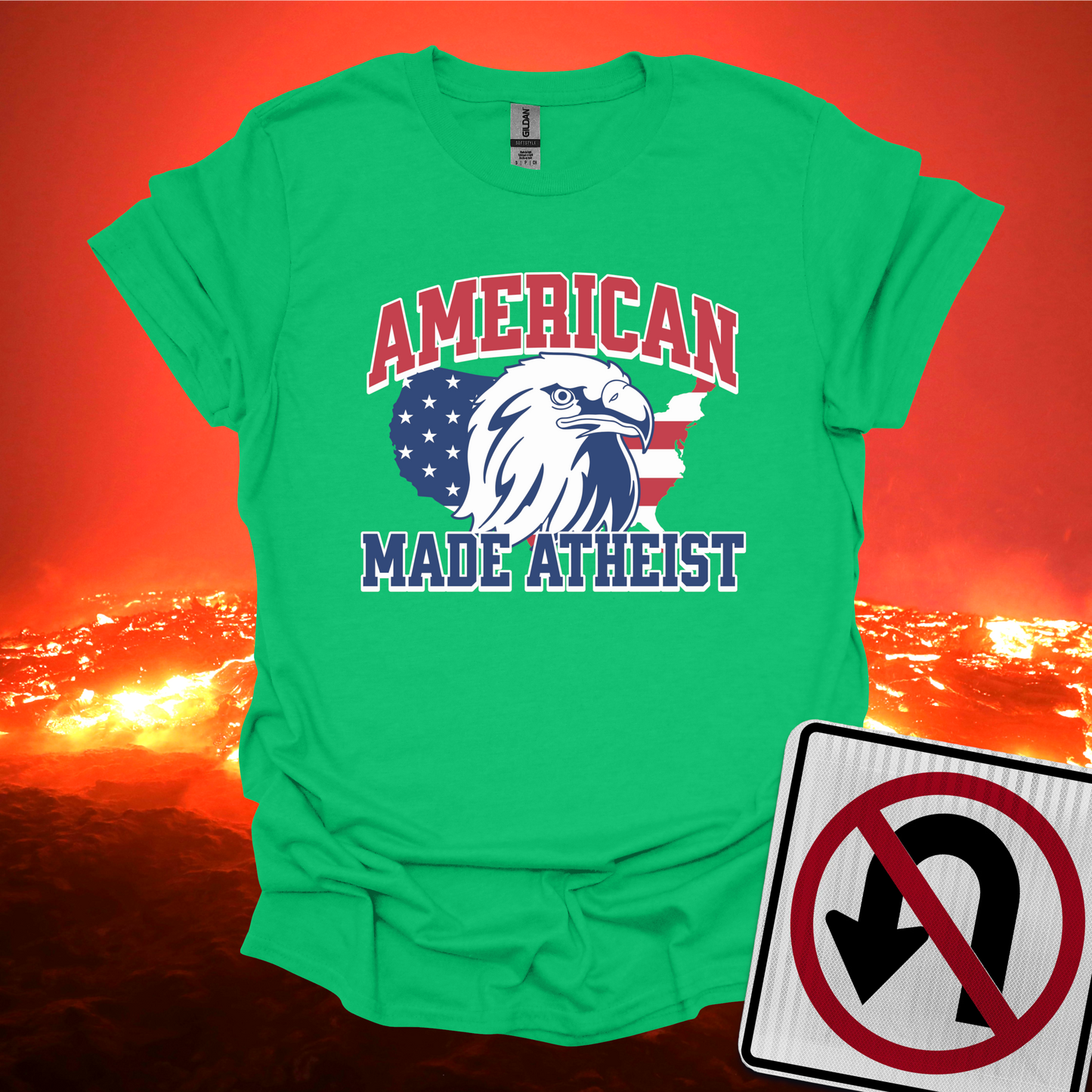American Made Atheist T-Shirt