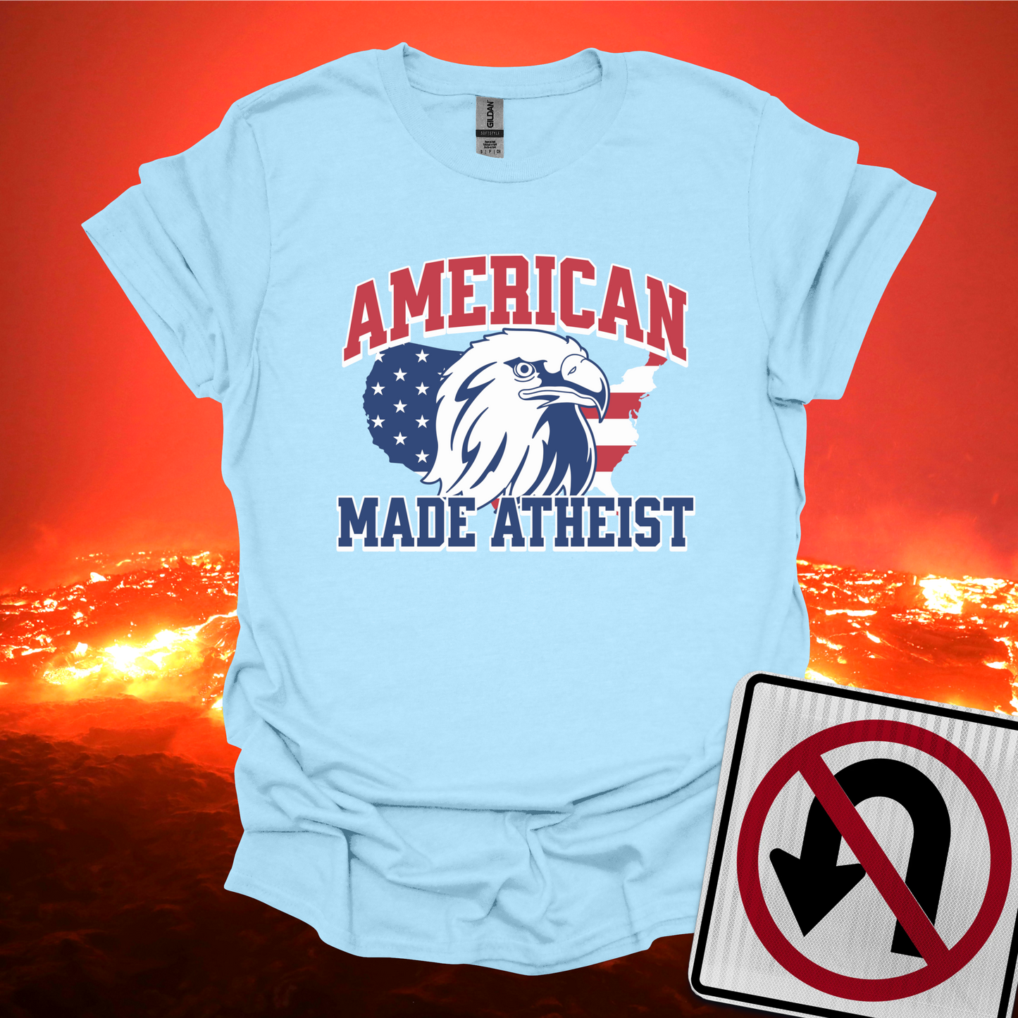 American Made Atheist T-Shirt
