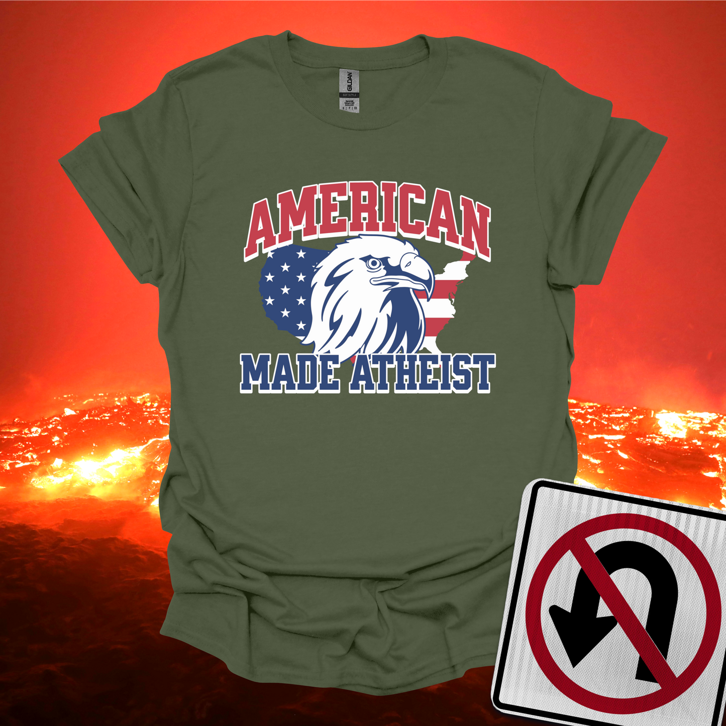 American Made Atheist T-Shirt