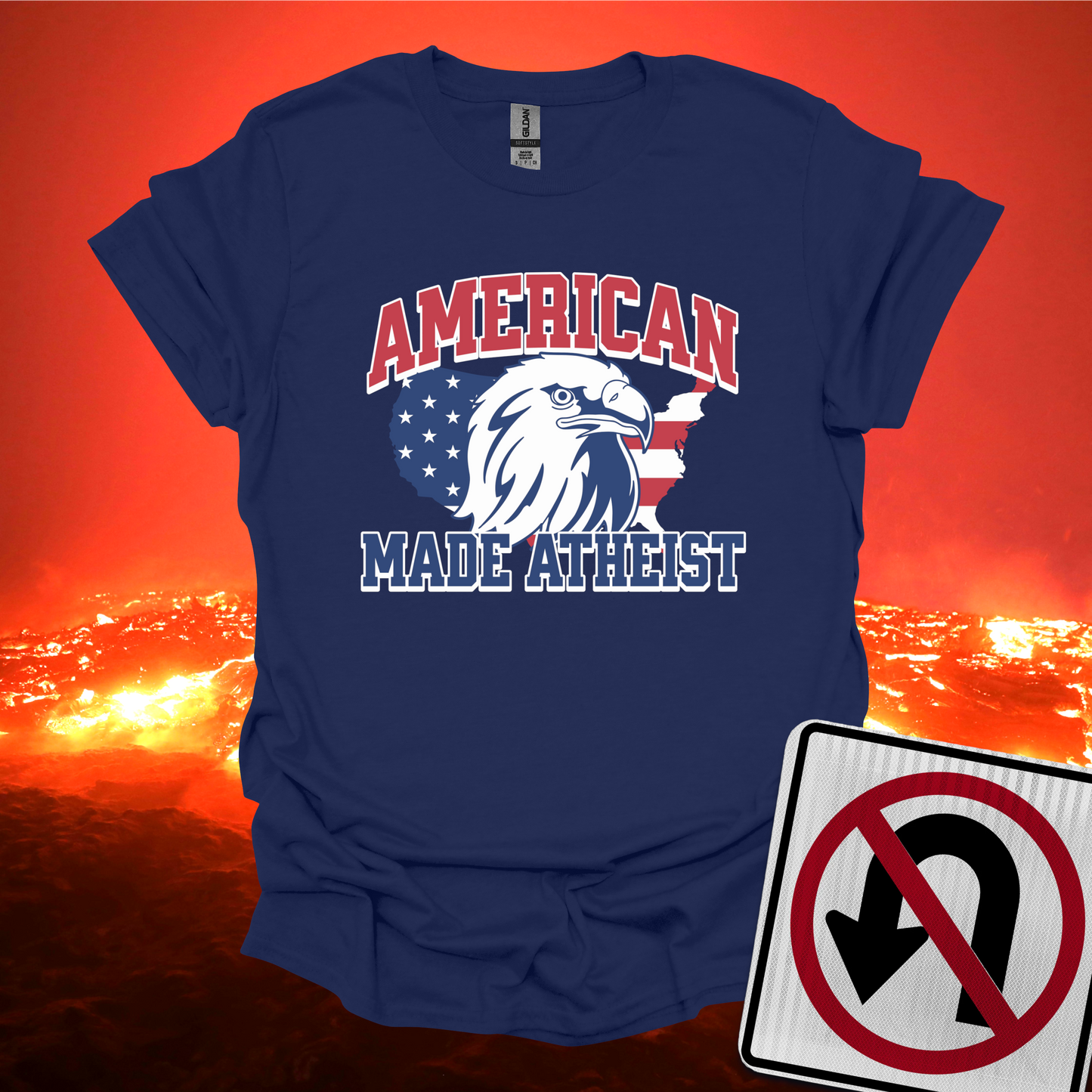 American Made Atheist T-Shirt