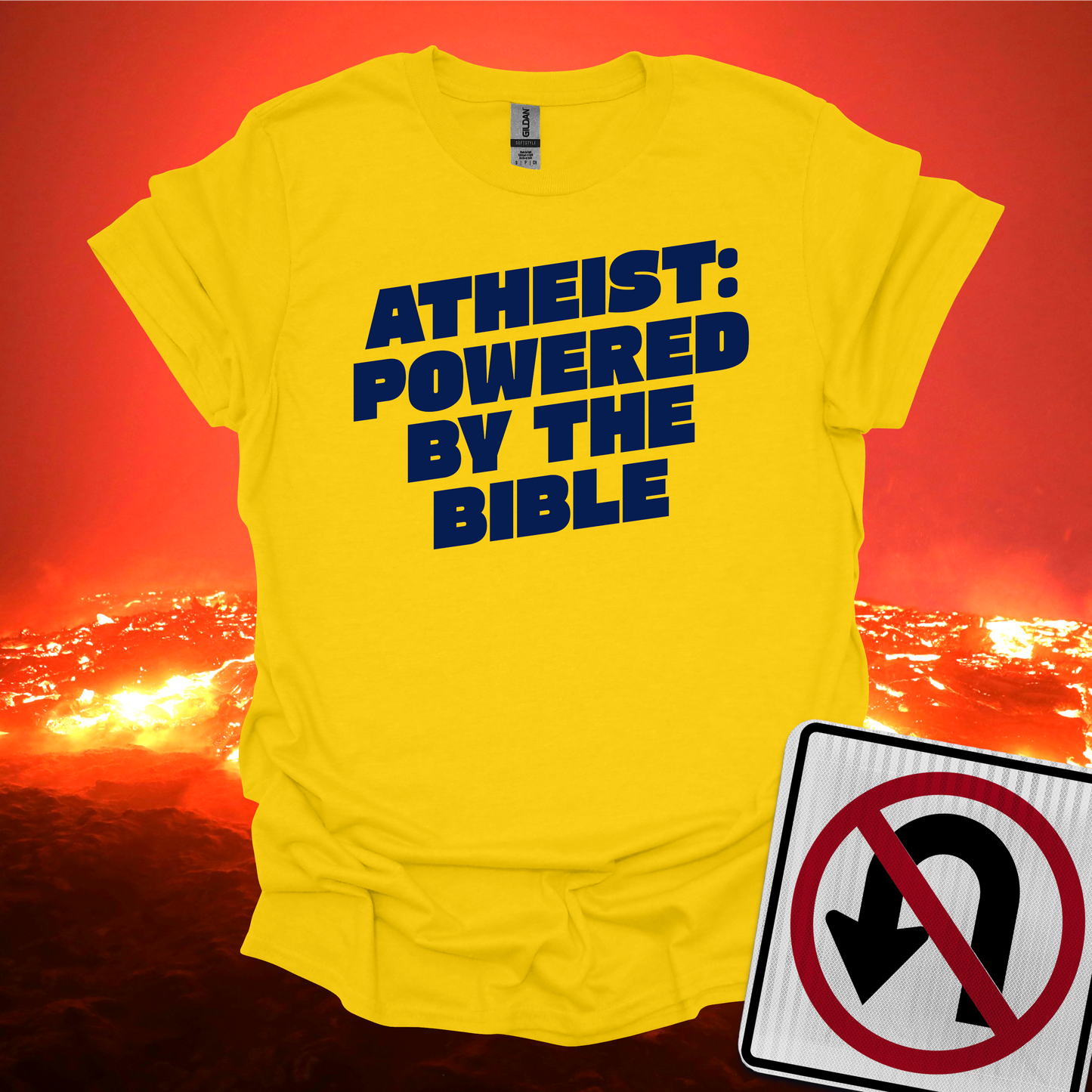 Atheist Powered By The Bible T-Shirt