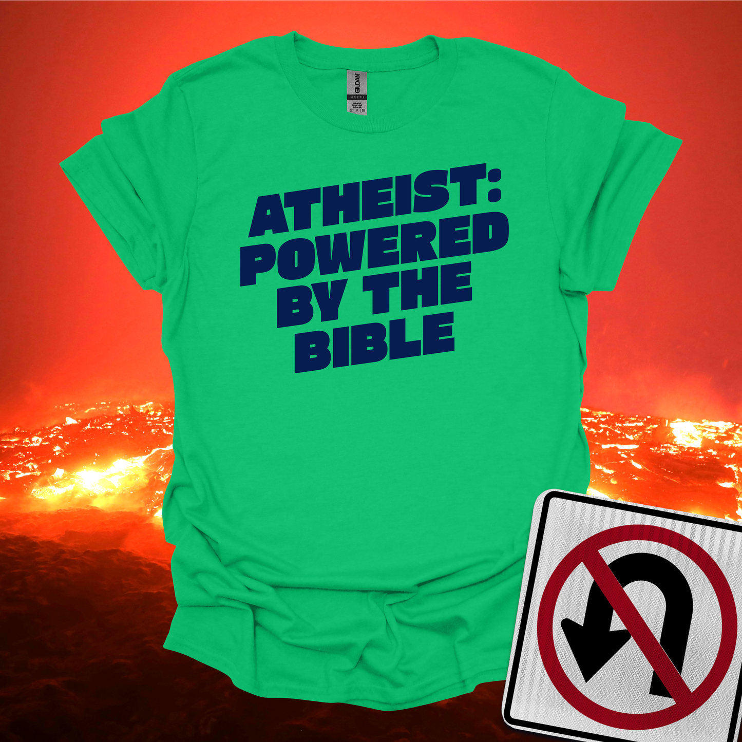 Atheist Powered By The Bible T-Shirt