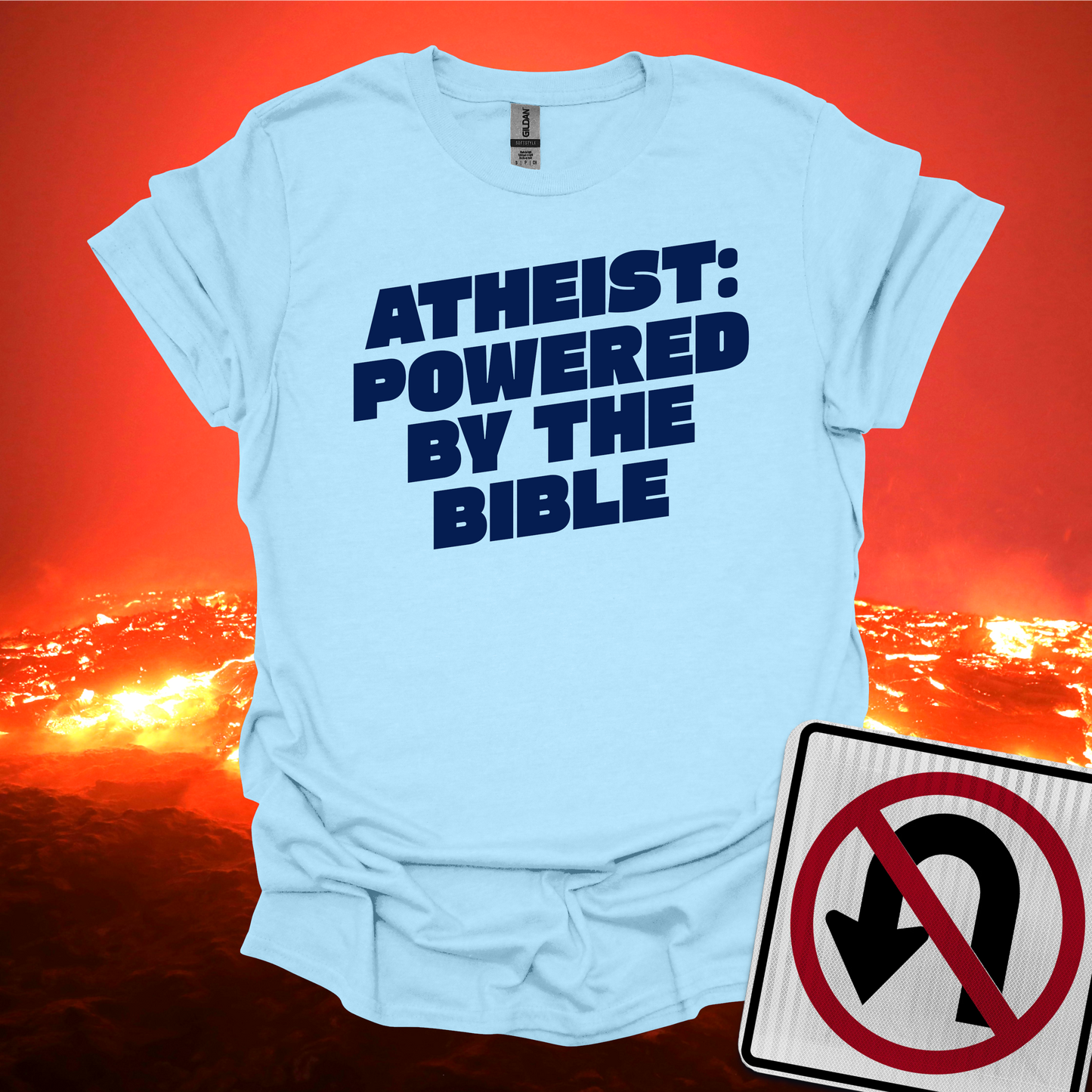 Atheist Powered By The Bible T-Shirt