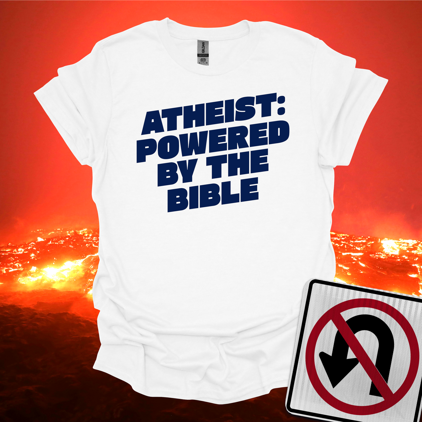 Atheist Powered By The Bible T-Shirt