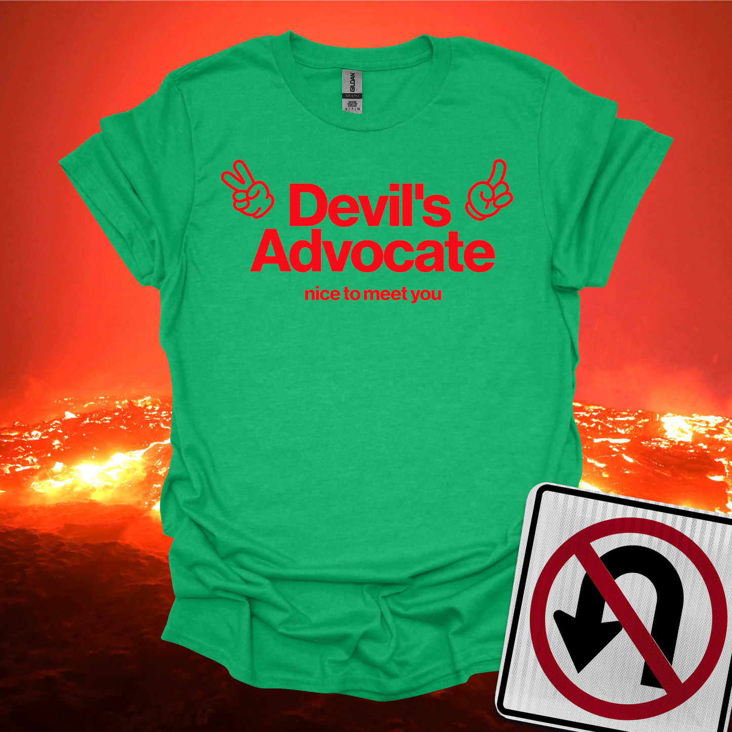 Devil's Advocate Nice To Meet You T-Shirt