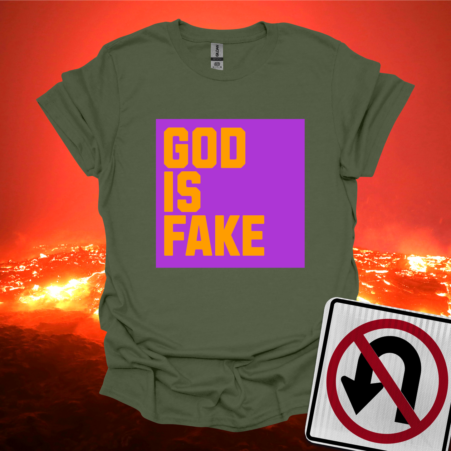 God Is Fake T-Shirt