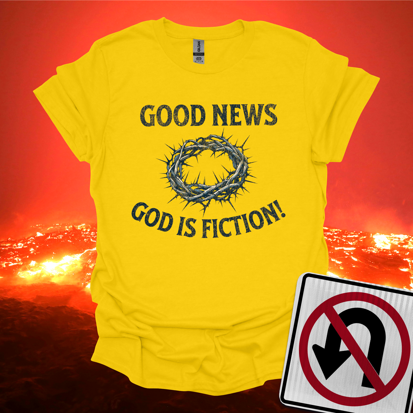Good News God is Fiction T-Shirt