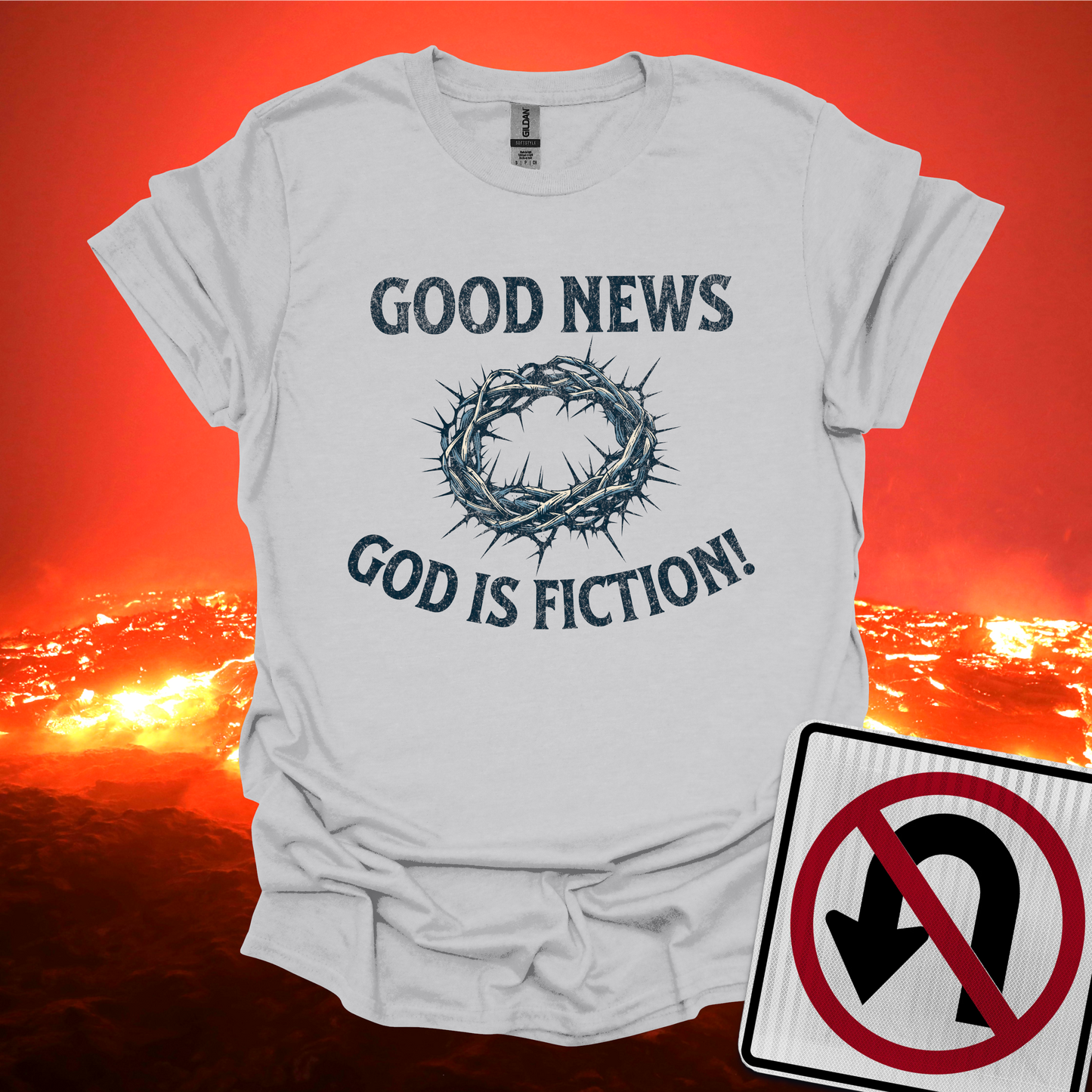 Good News God is Fiction T-Shirt