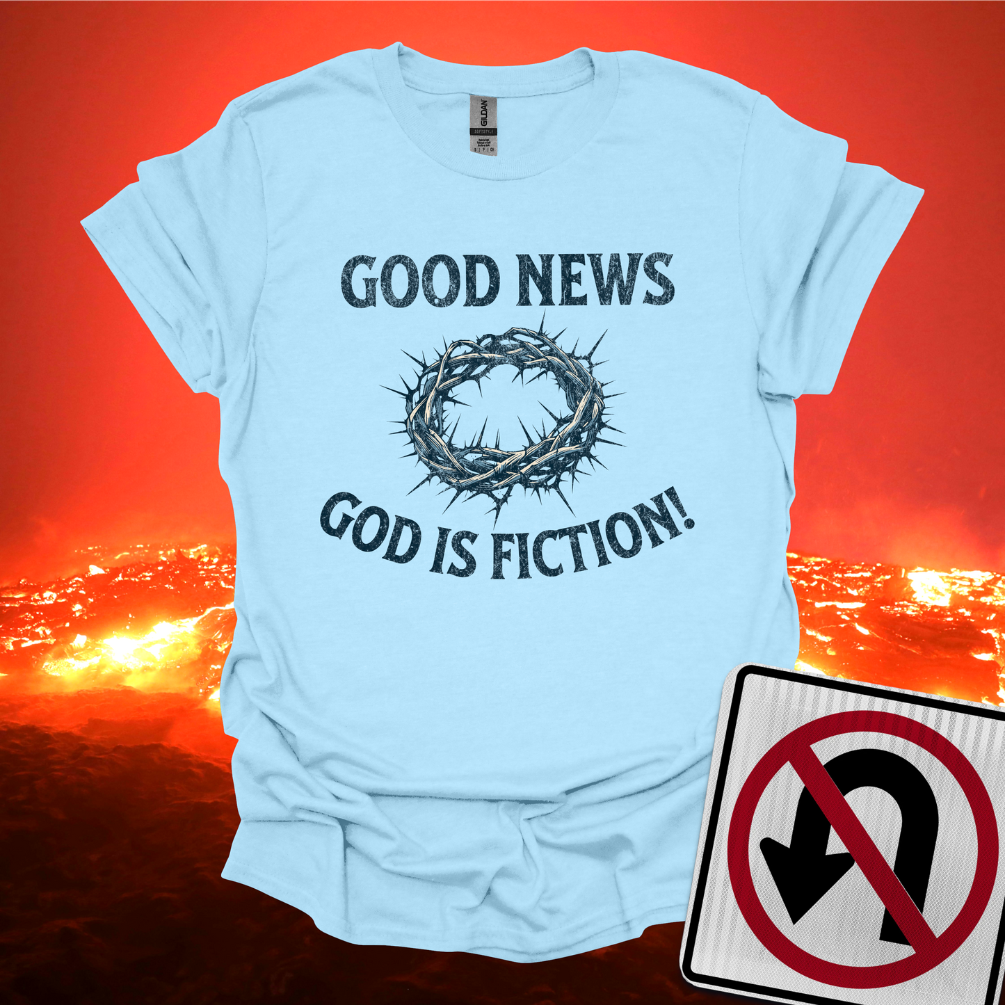 Good News God is Fiction T-Shirt