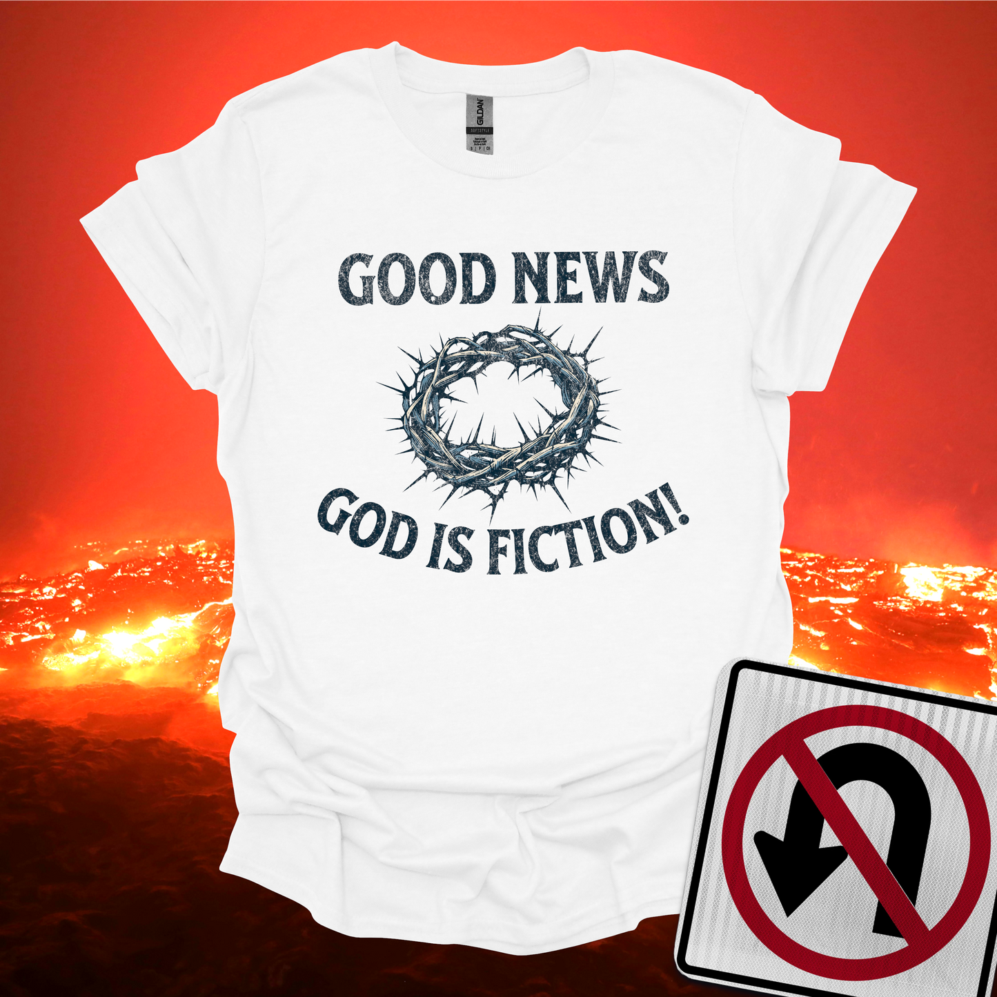 Good News God is Fiction T-Shirt