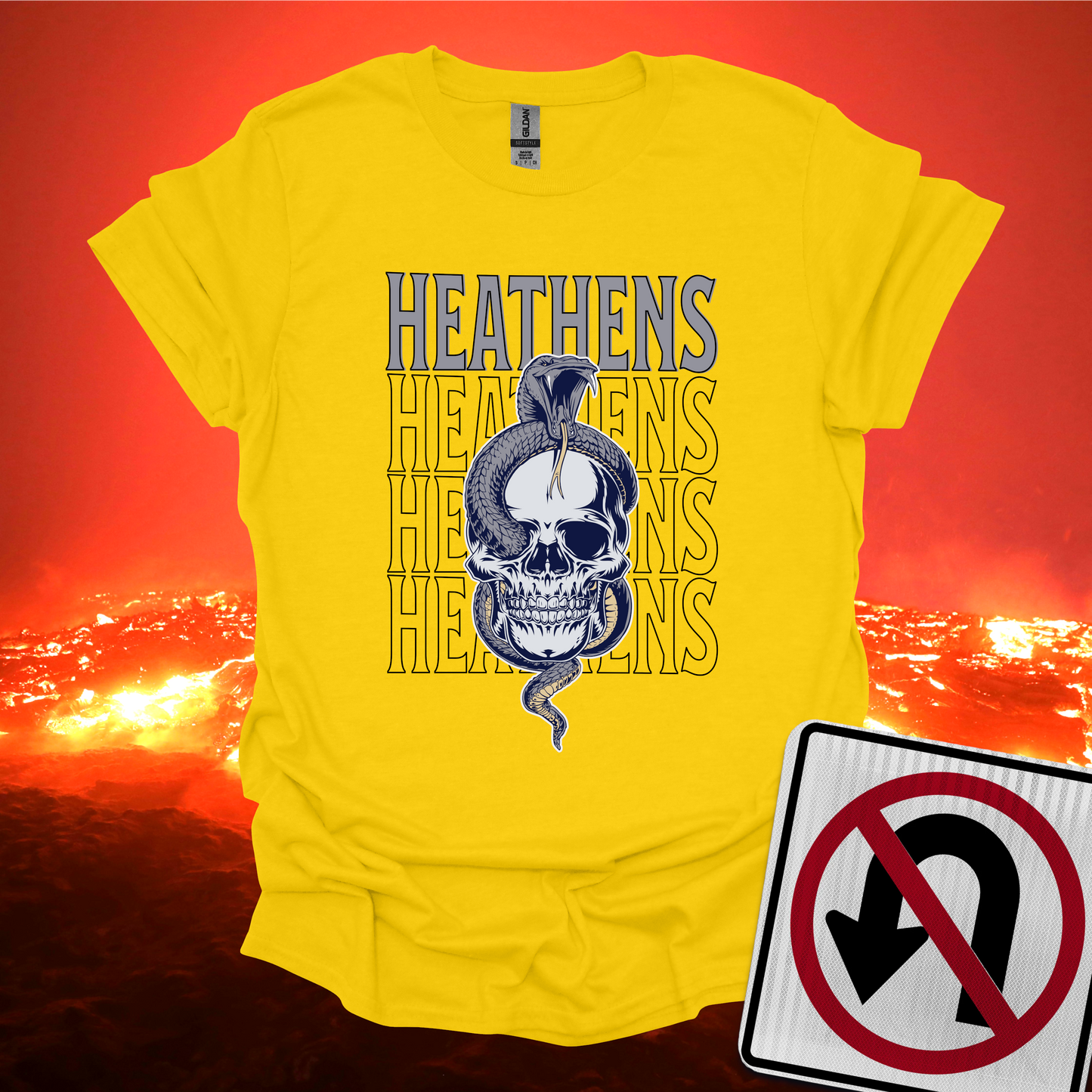 Heathens Skull T-Shirt