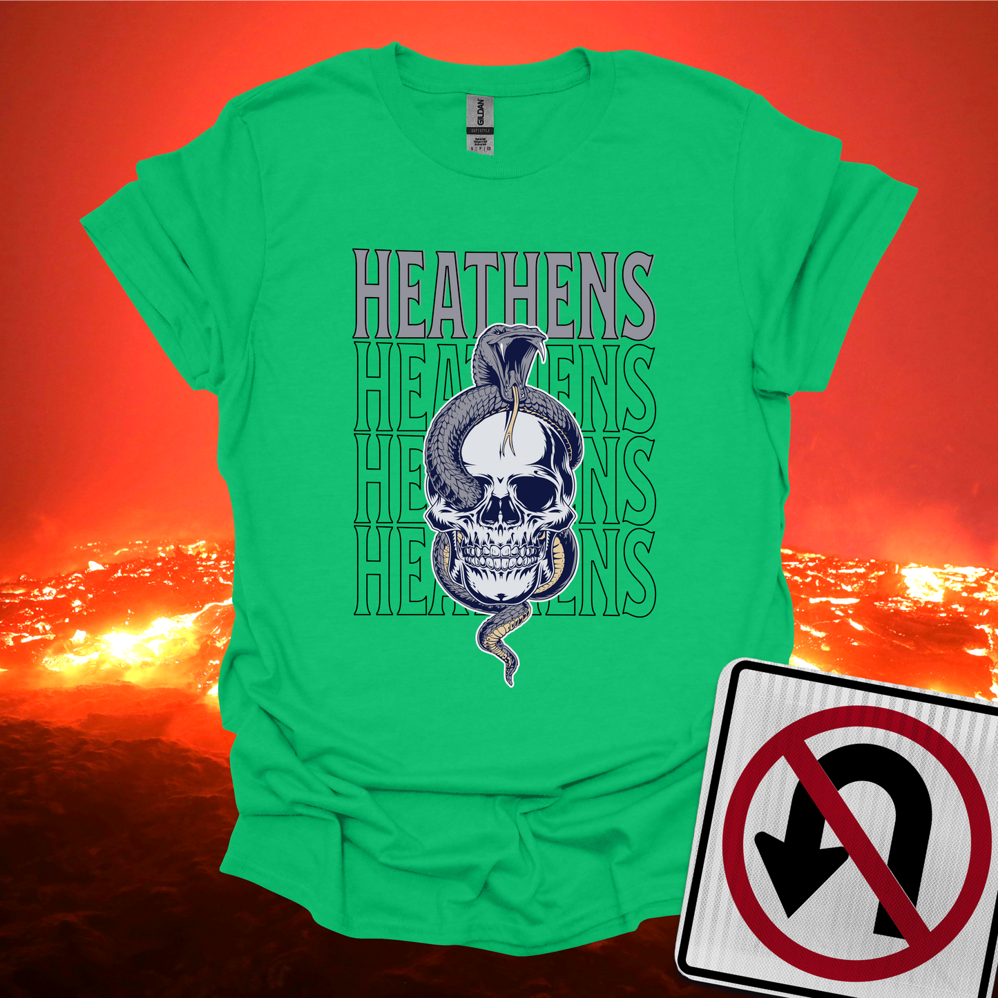 Heathens Skull T-Shirt