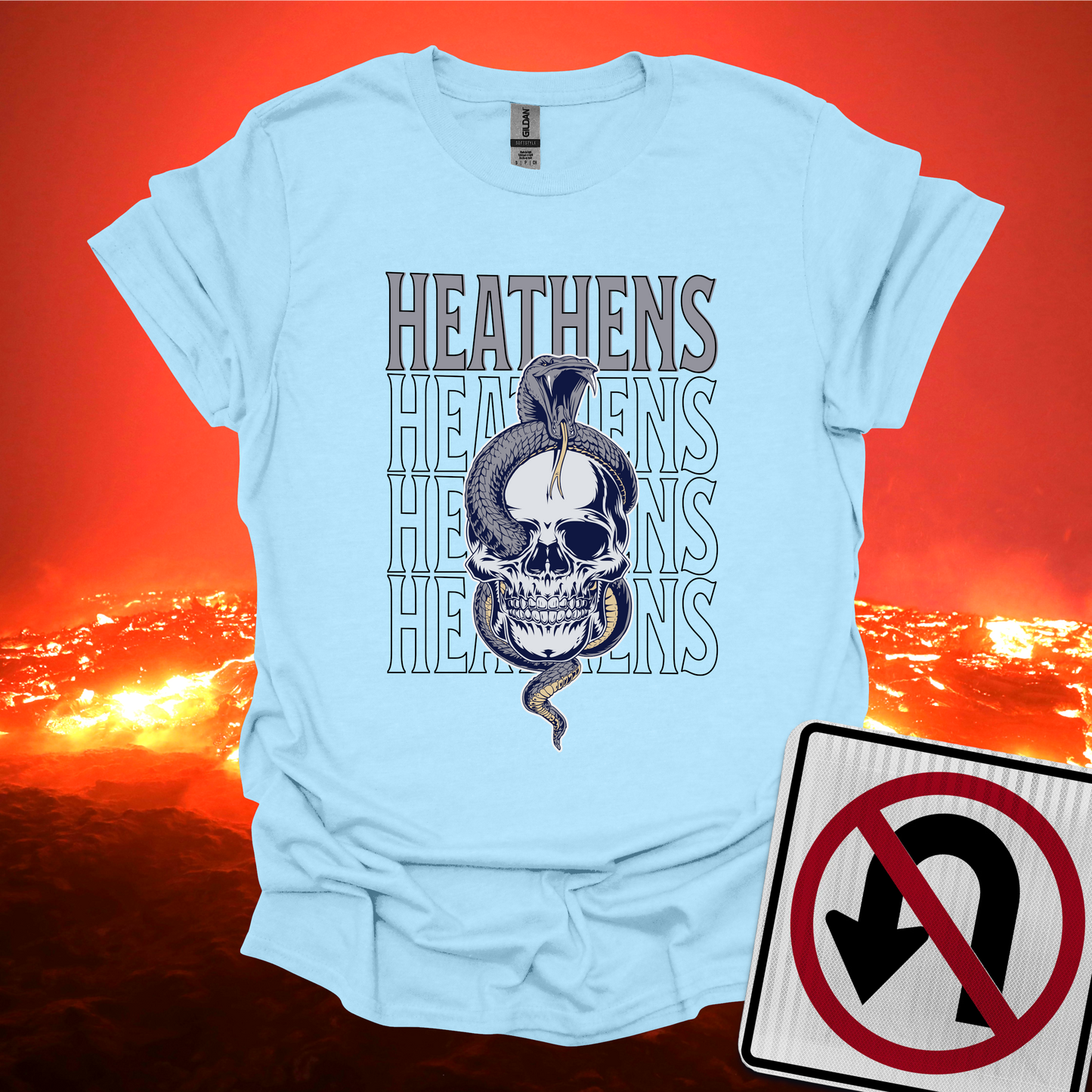 Heathens Skull T-Shirt