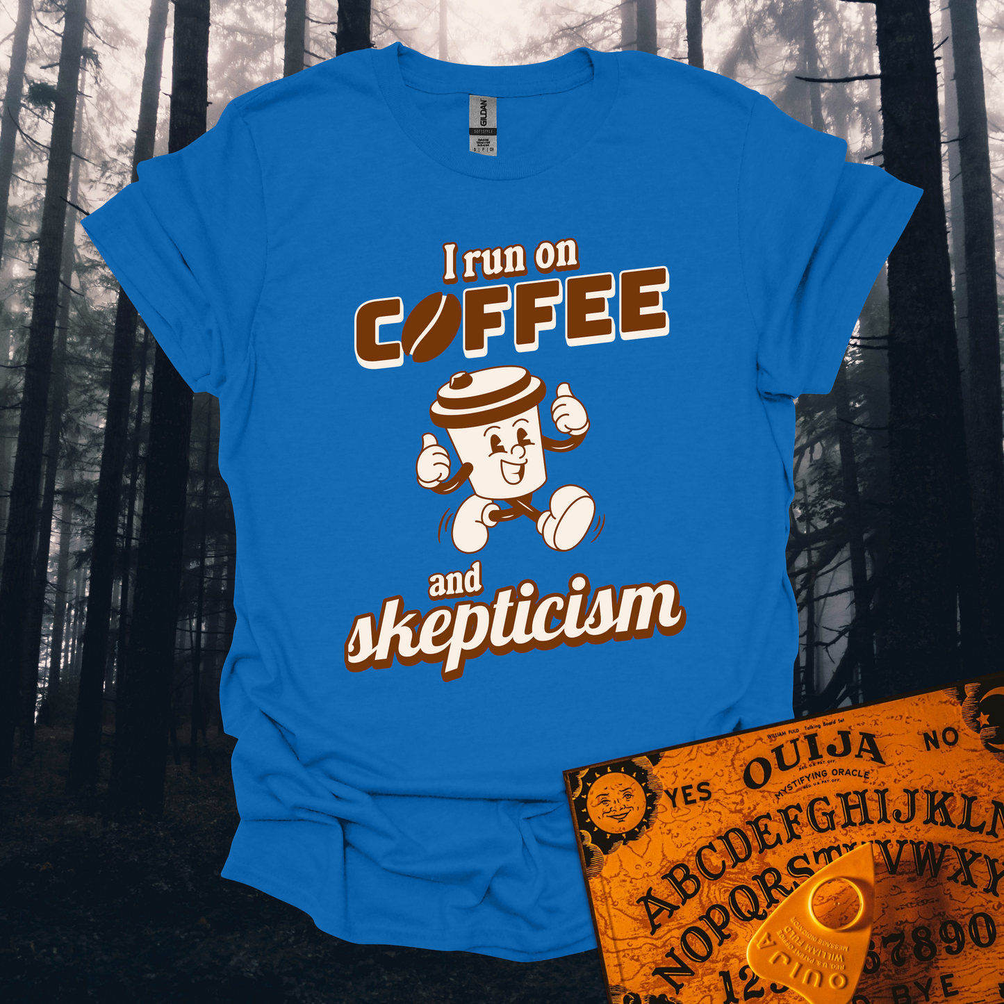 I Run On Coffee And Skepticism T-Shirt