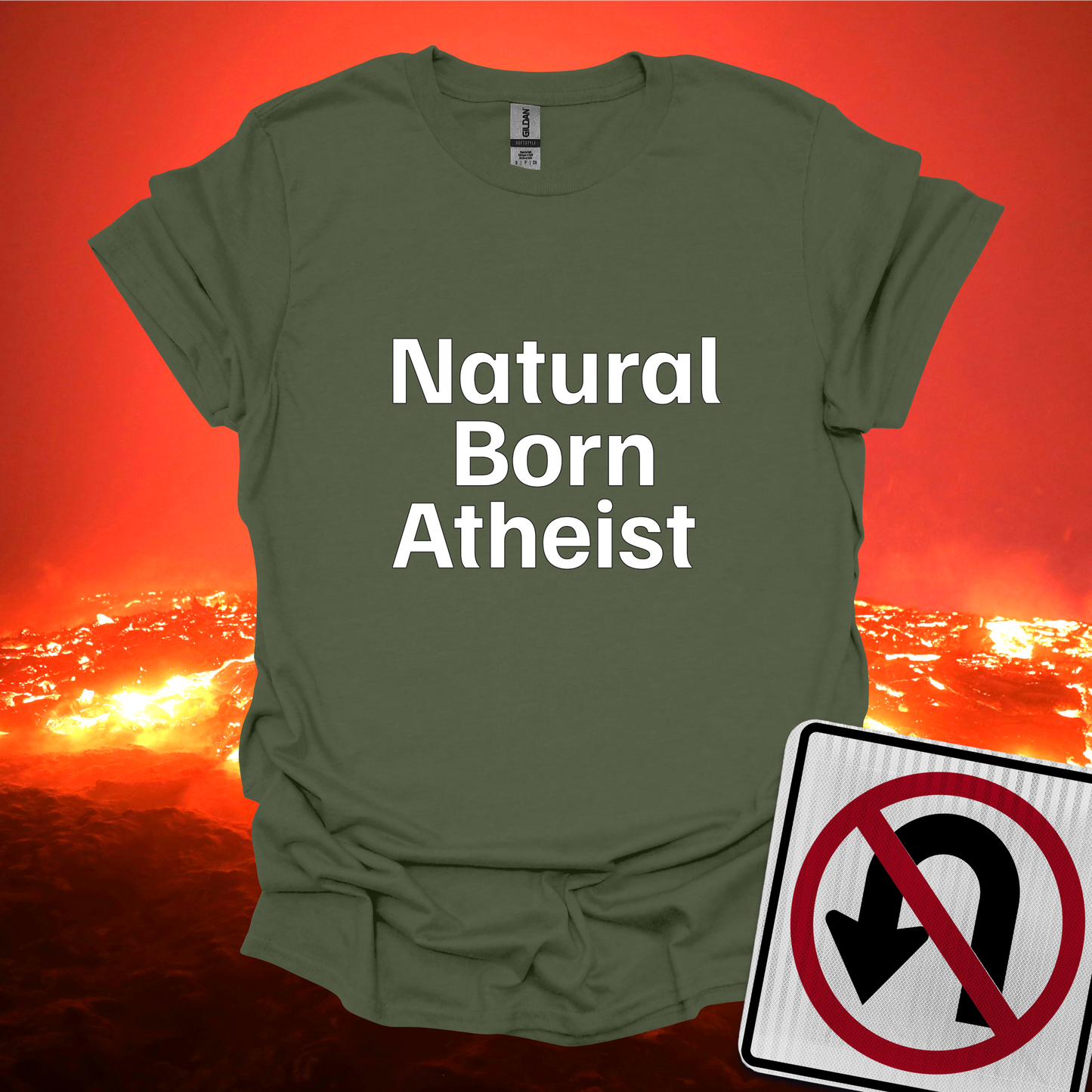 Natural Born Atheist T-Shirt