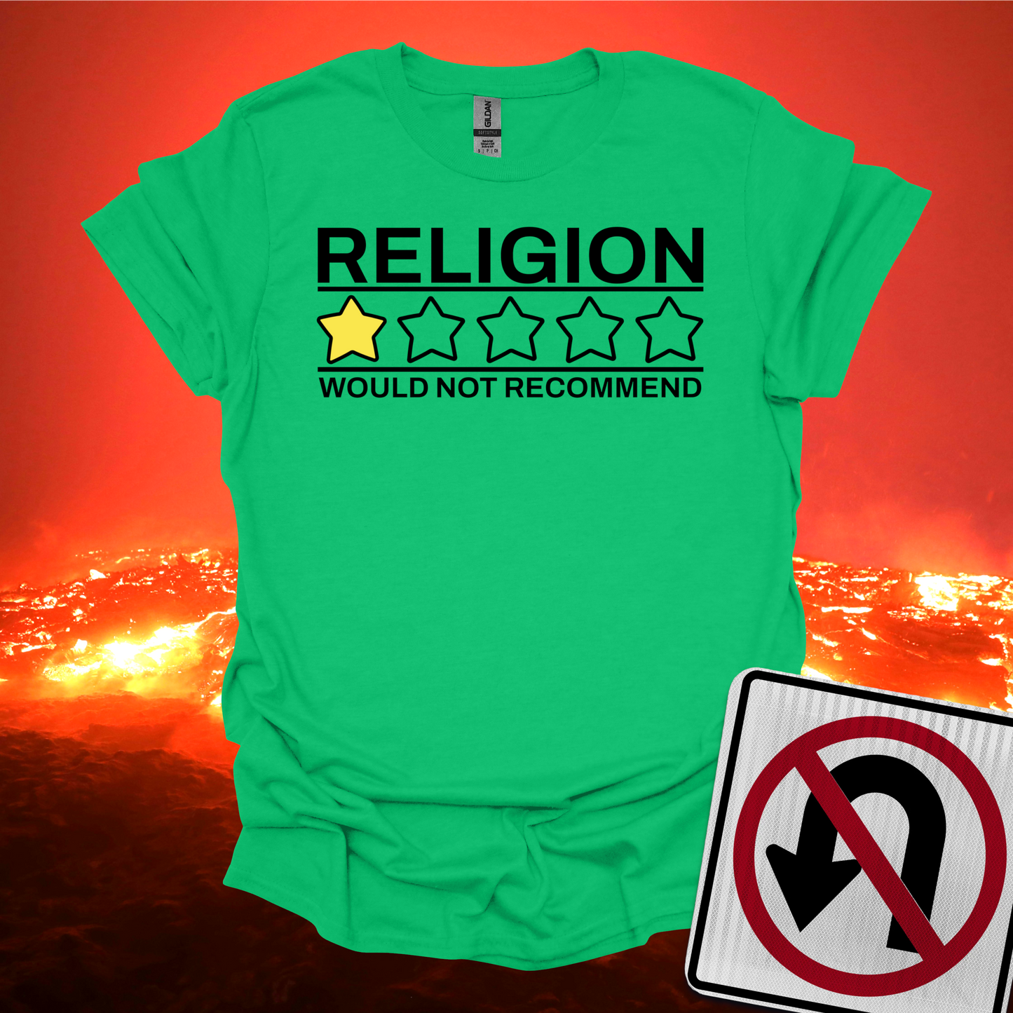 Religion One Star Would Not Recommend T-Shirt