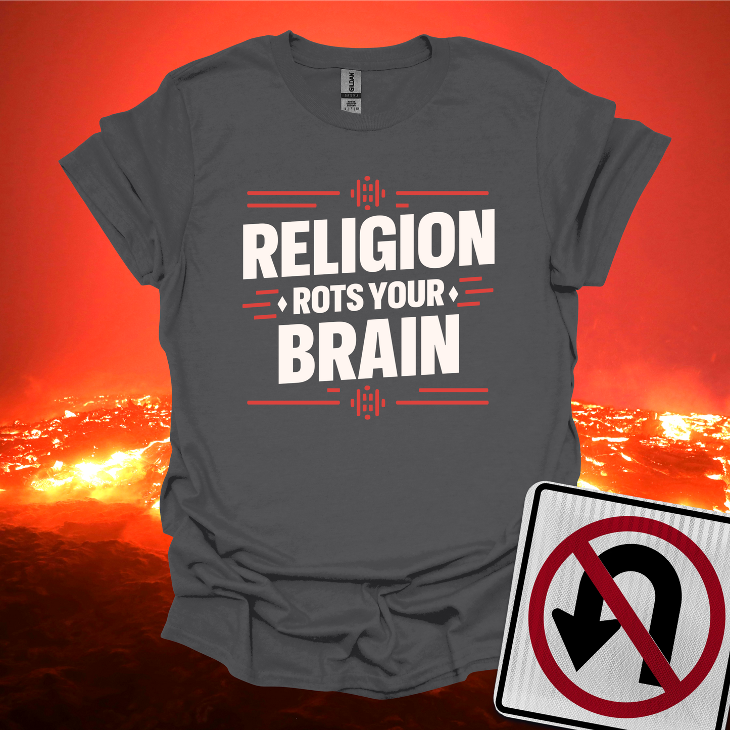 Religion Rots Your Brain T-Shirt
