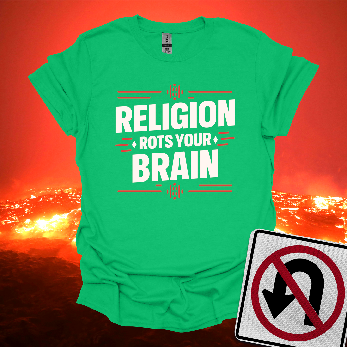 Religion Rots Your Brain T-Shirt