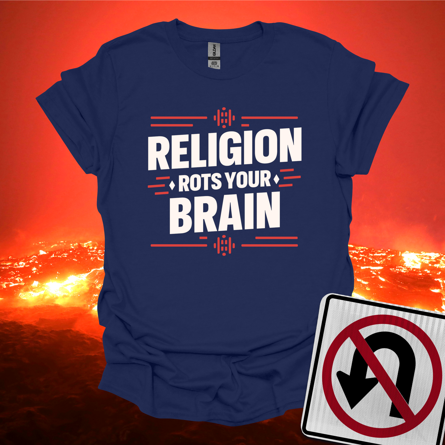 Religion Rots Your Brain T-Shirt