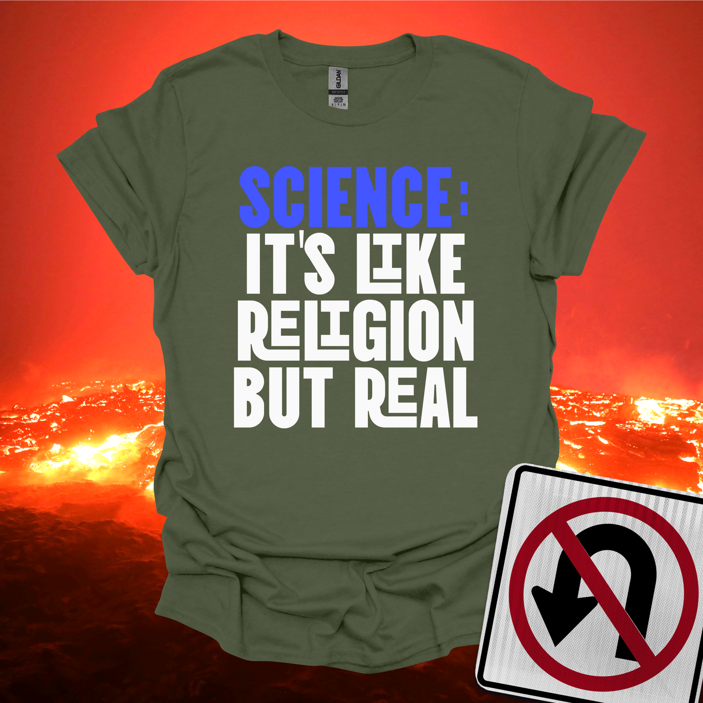 Science it's Like Religion but Real T-Shirt
