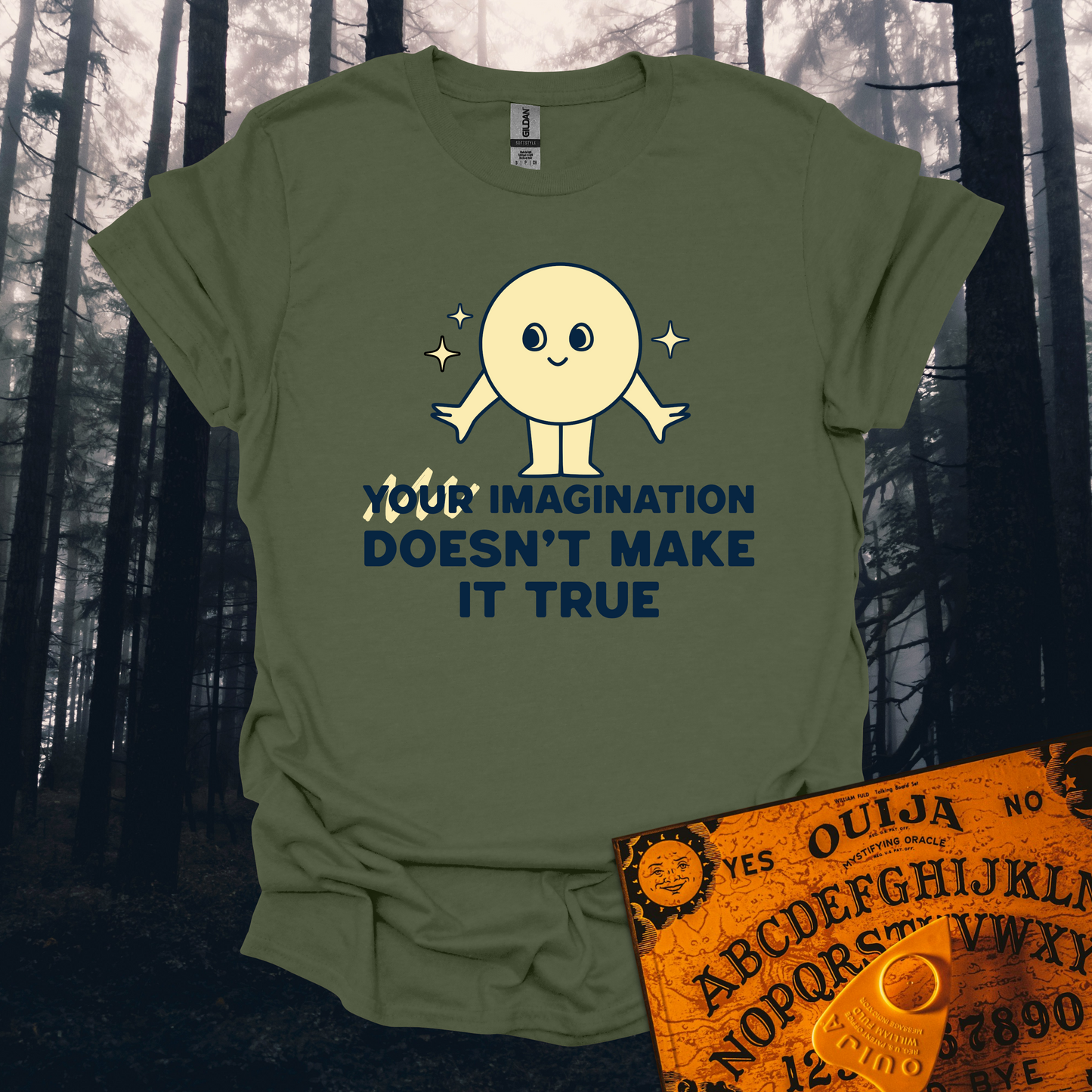 Your Imagination Doesn't Make it True T-Shirt